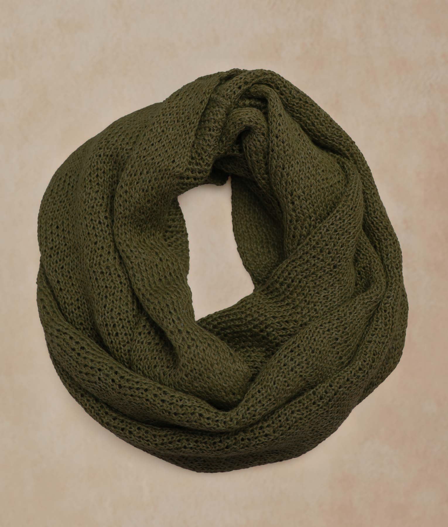Dark Green Infinity Scarf