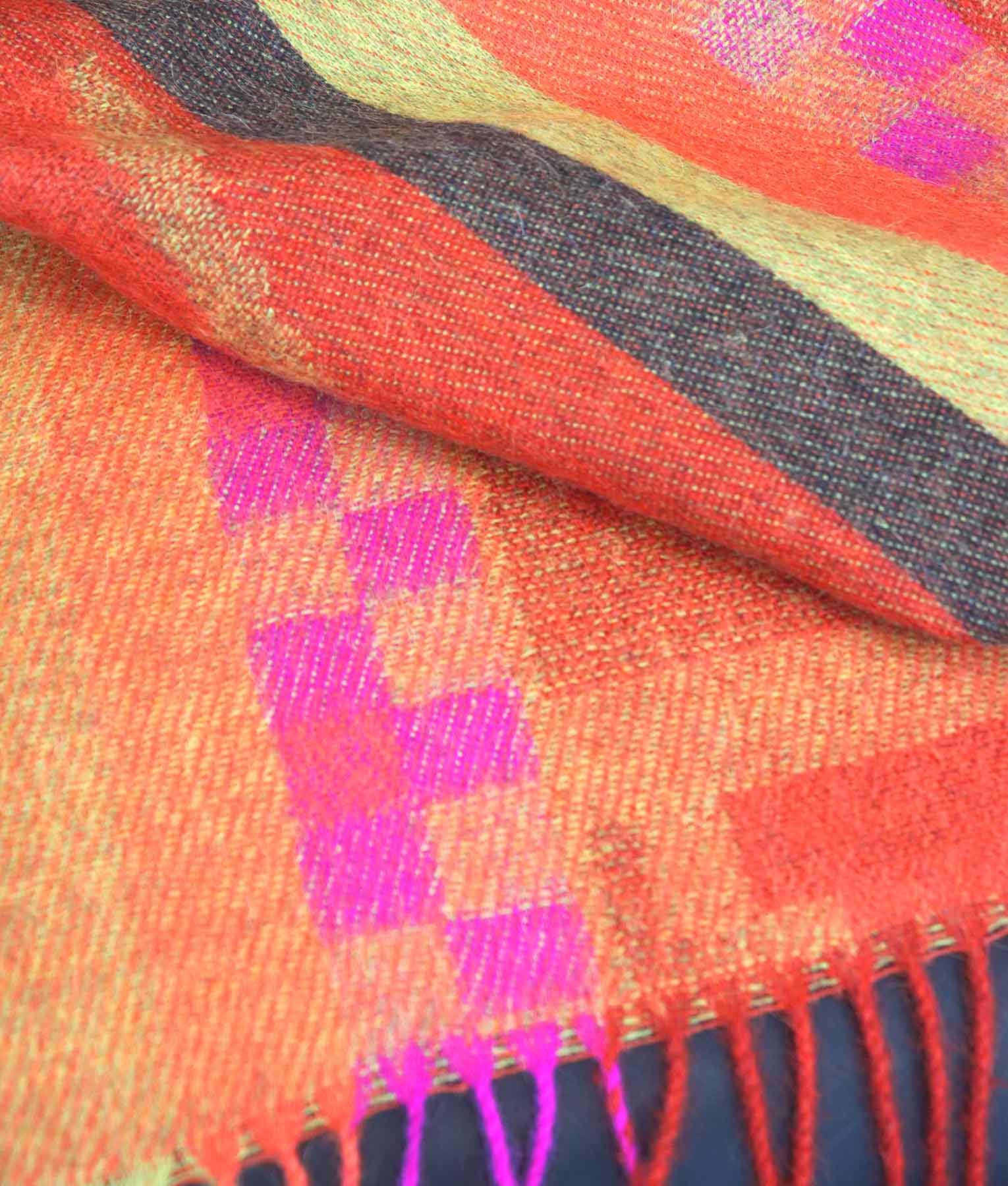 Manta Jacquard Los Ceramicos Baby Alpaca