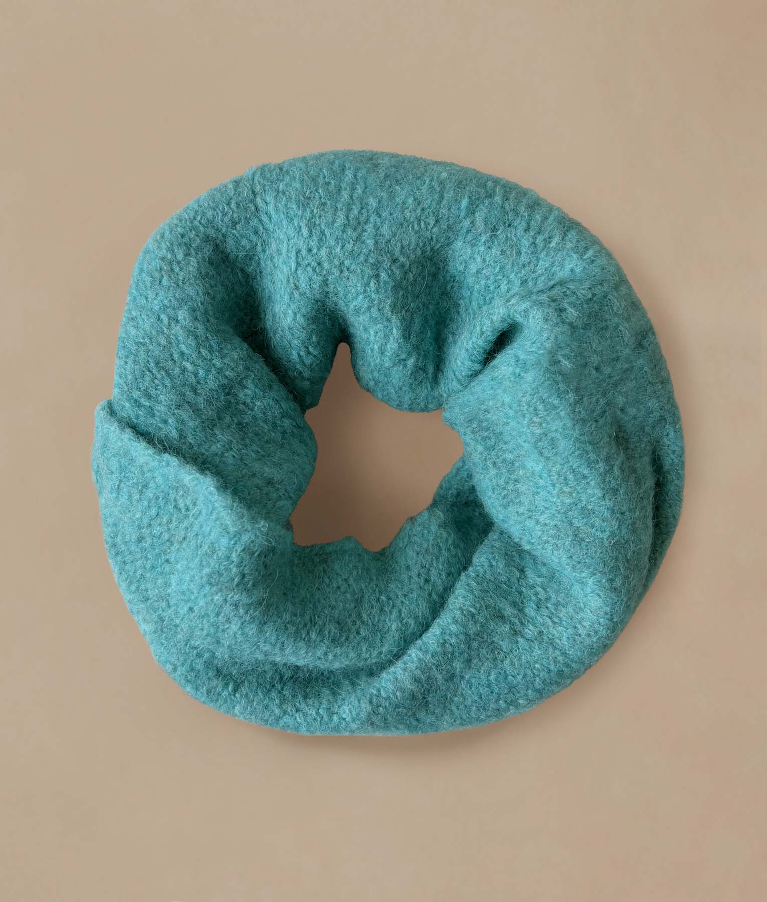 Turquoise Brushed Infinity Scarf