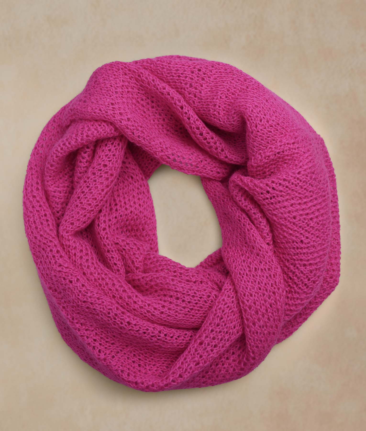 Fuchsia Purple Infinity Scarf