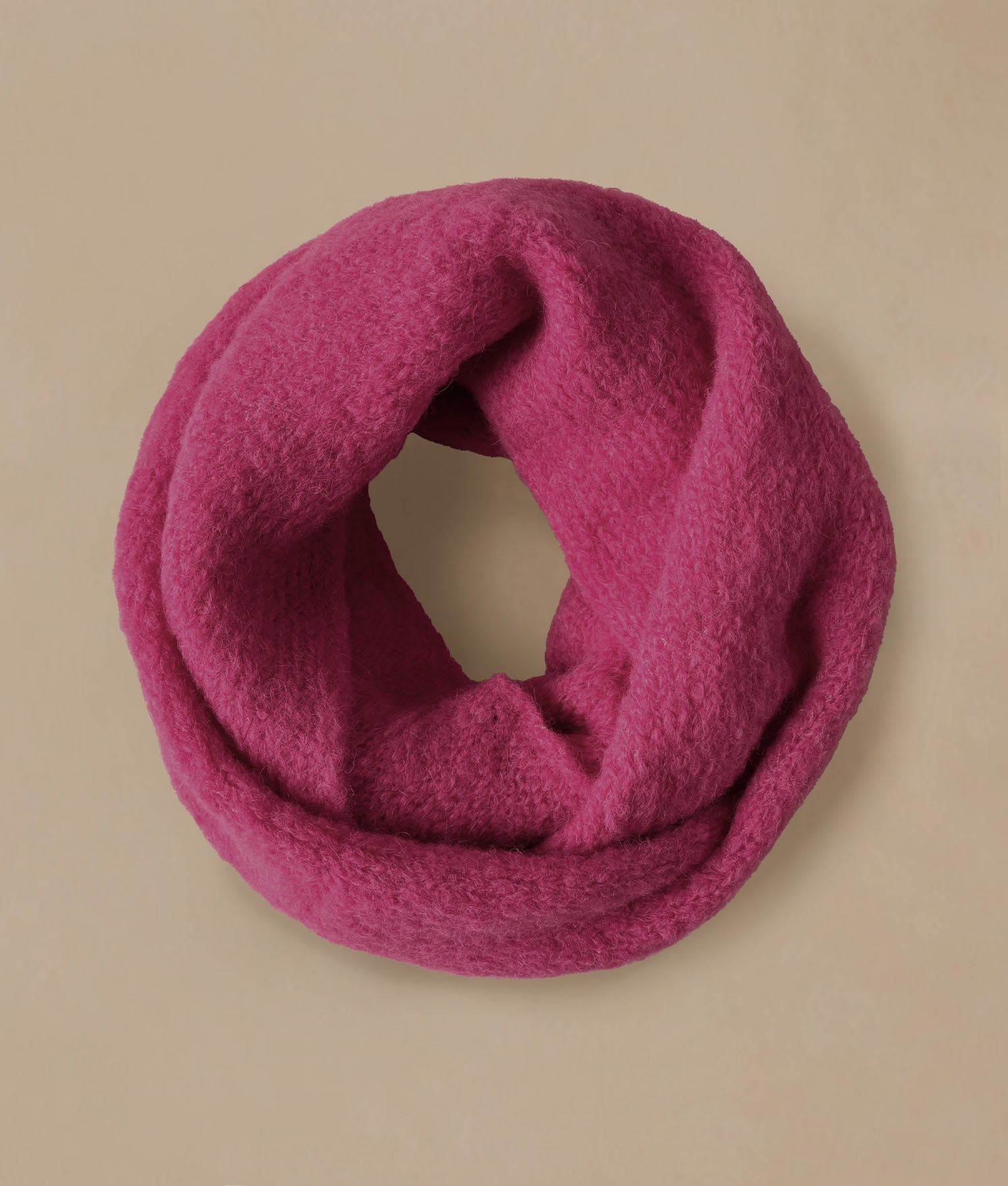 Fucsia Brushed Infinity Scarf
