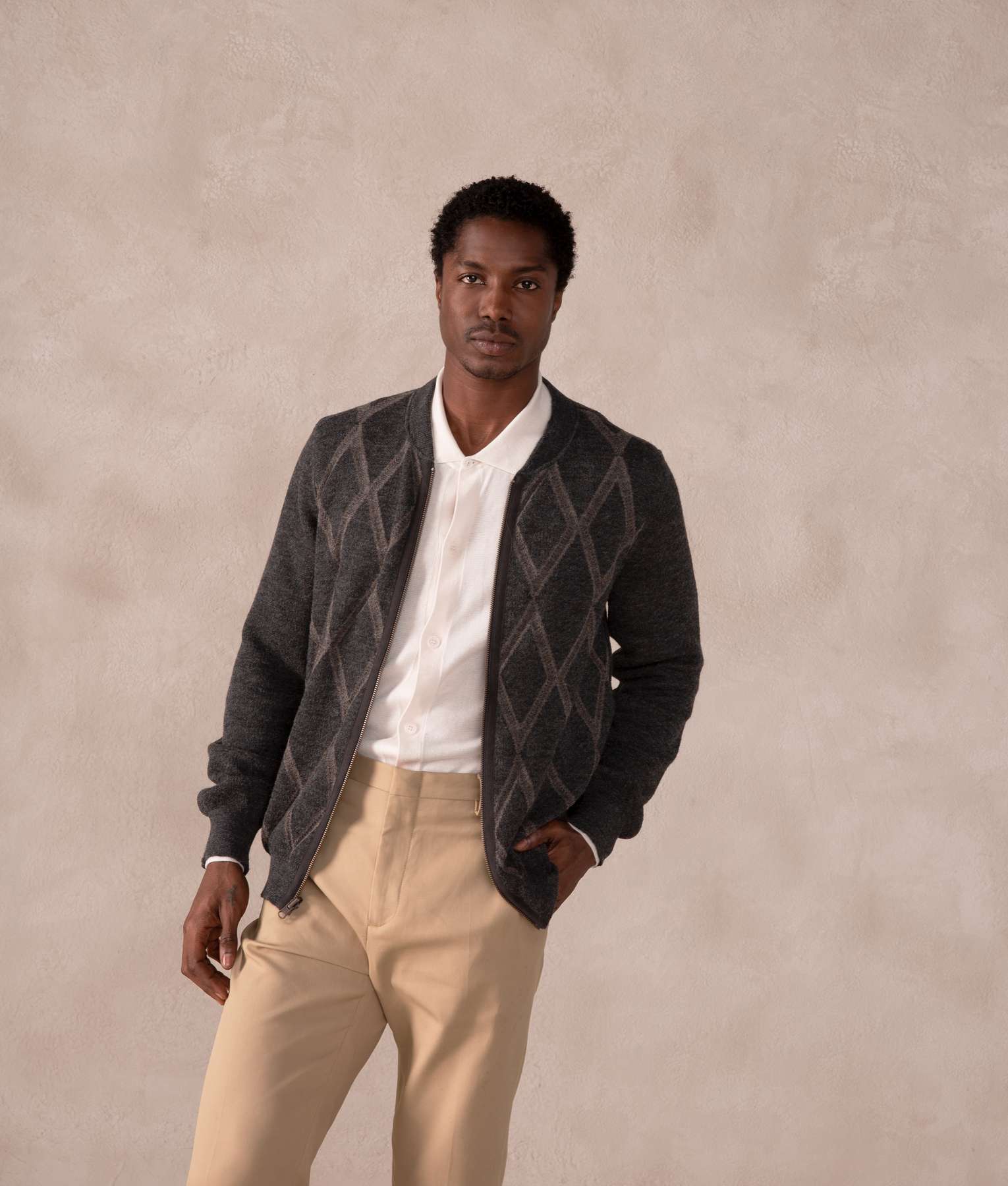 Cárdigan Fundado Reversible