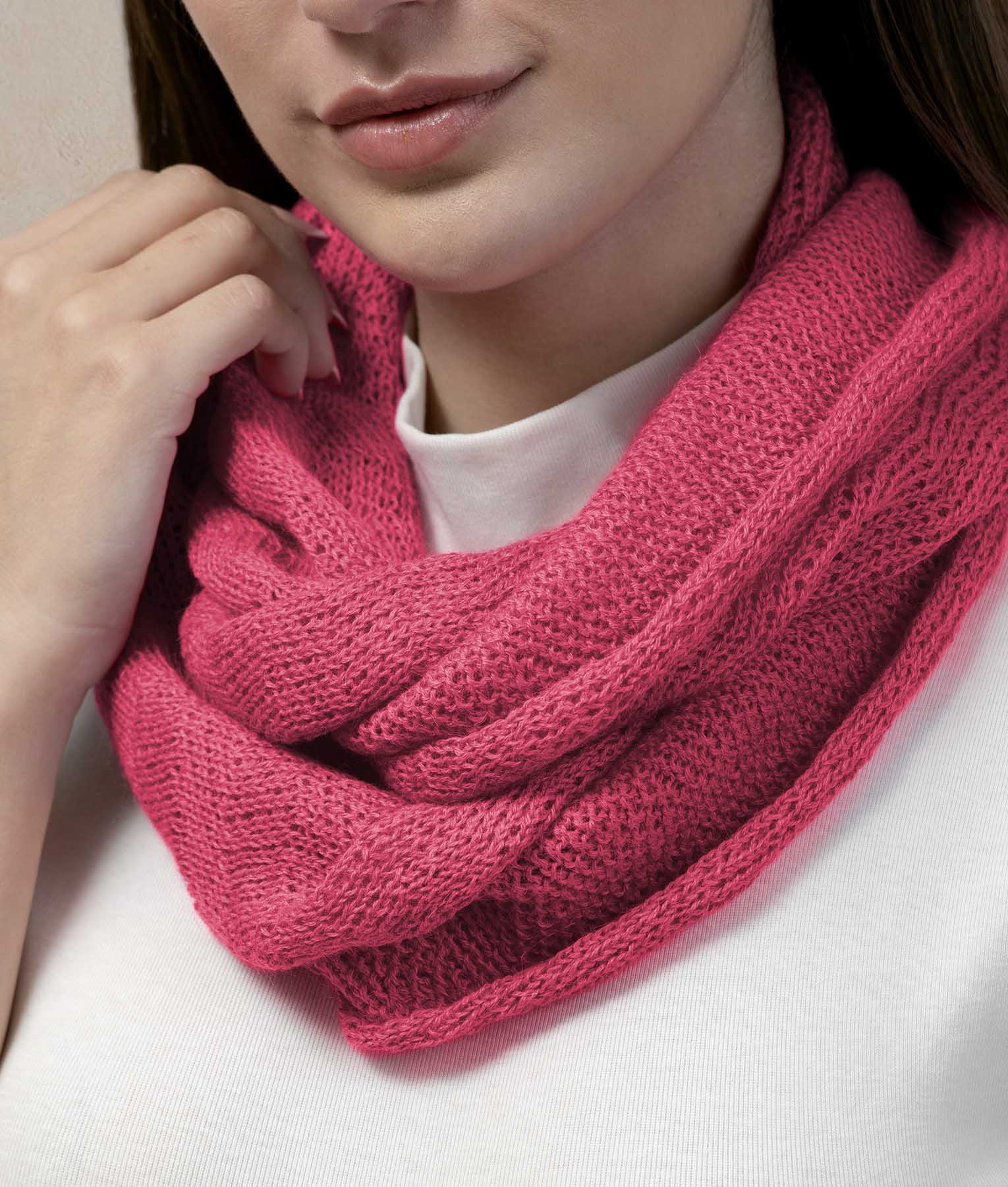 Hot Pink Infinity Scarf