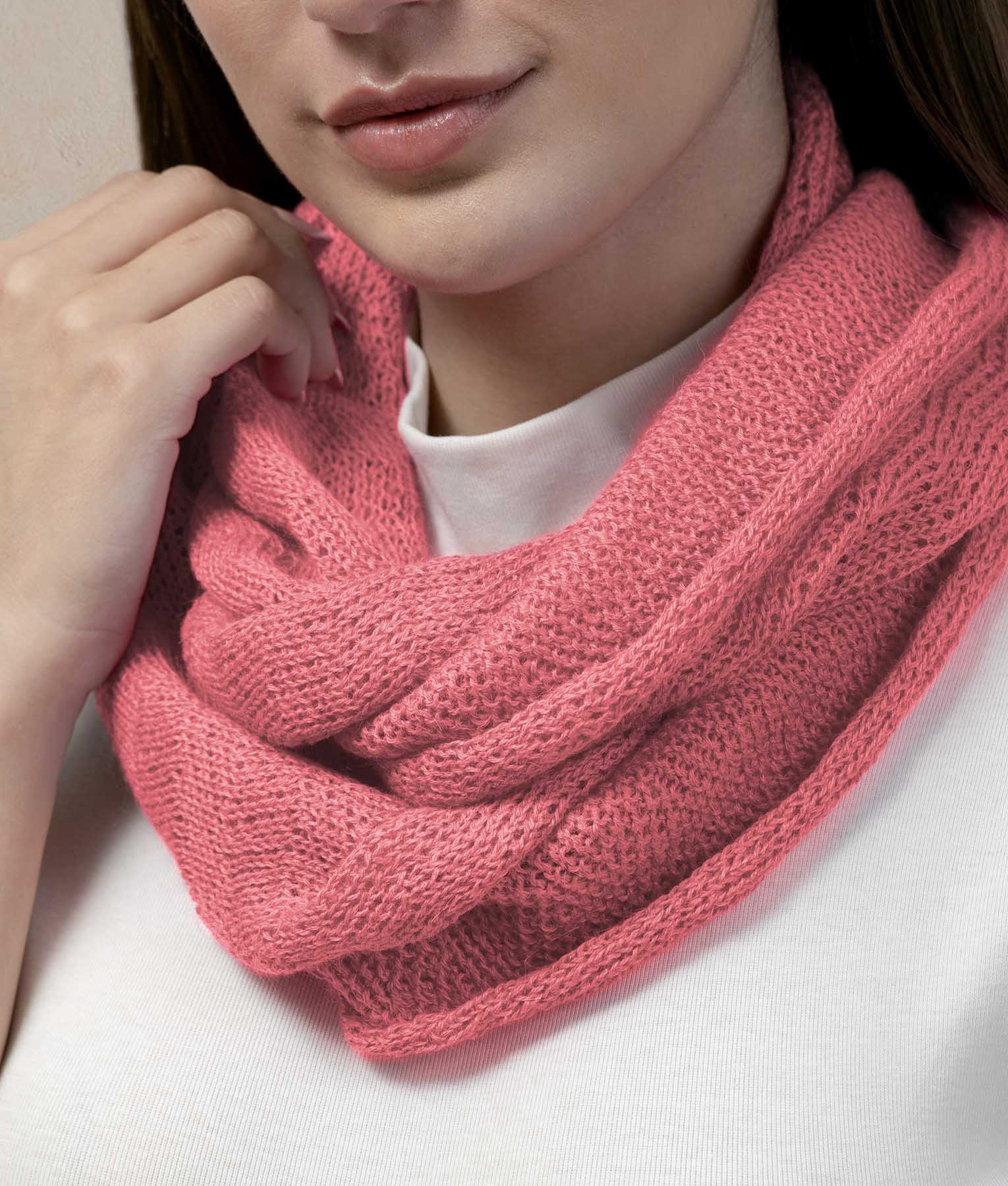 Ultra Pink Infinity Scarf