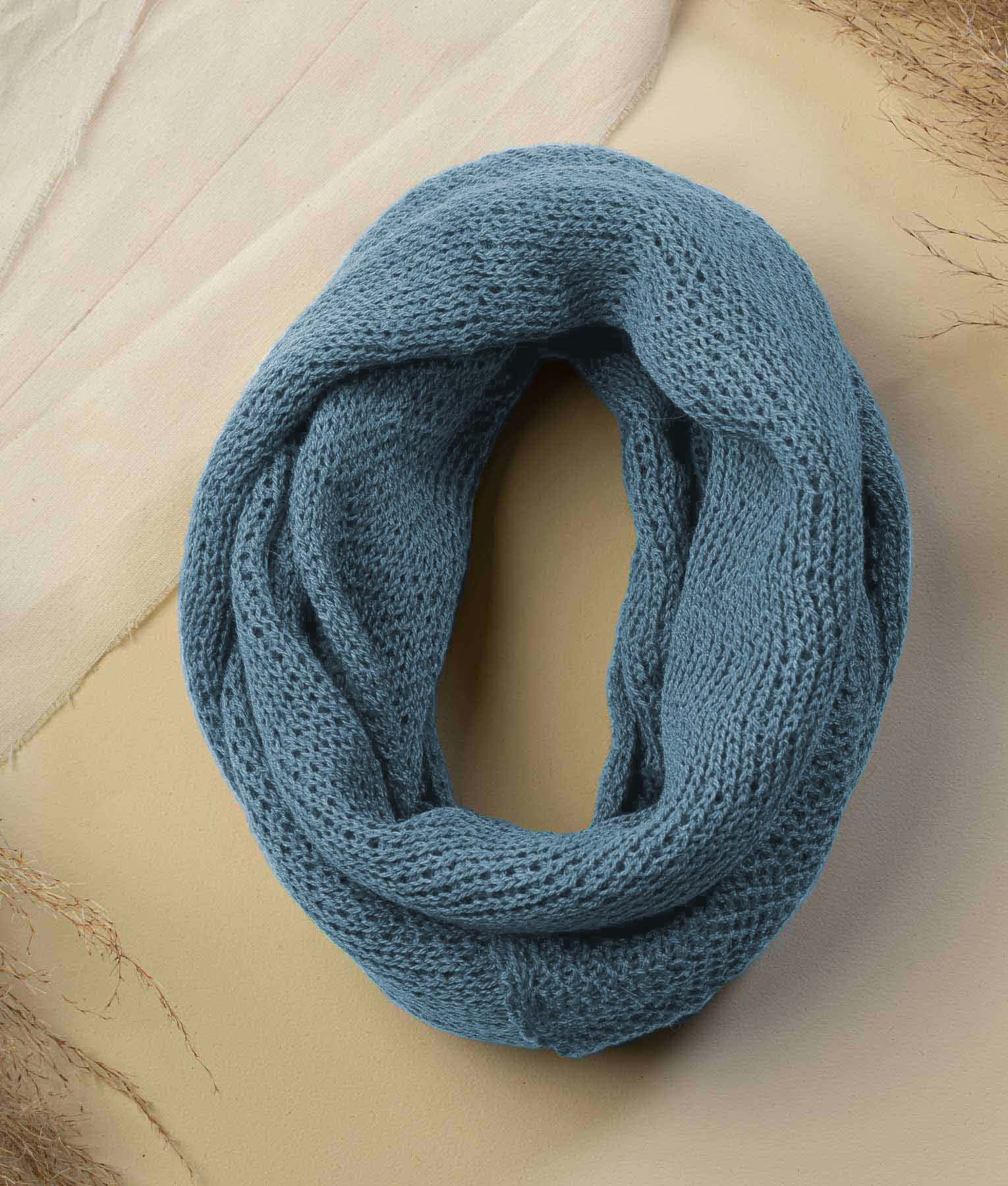 Adriatic Blue Infinity Scarf