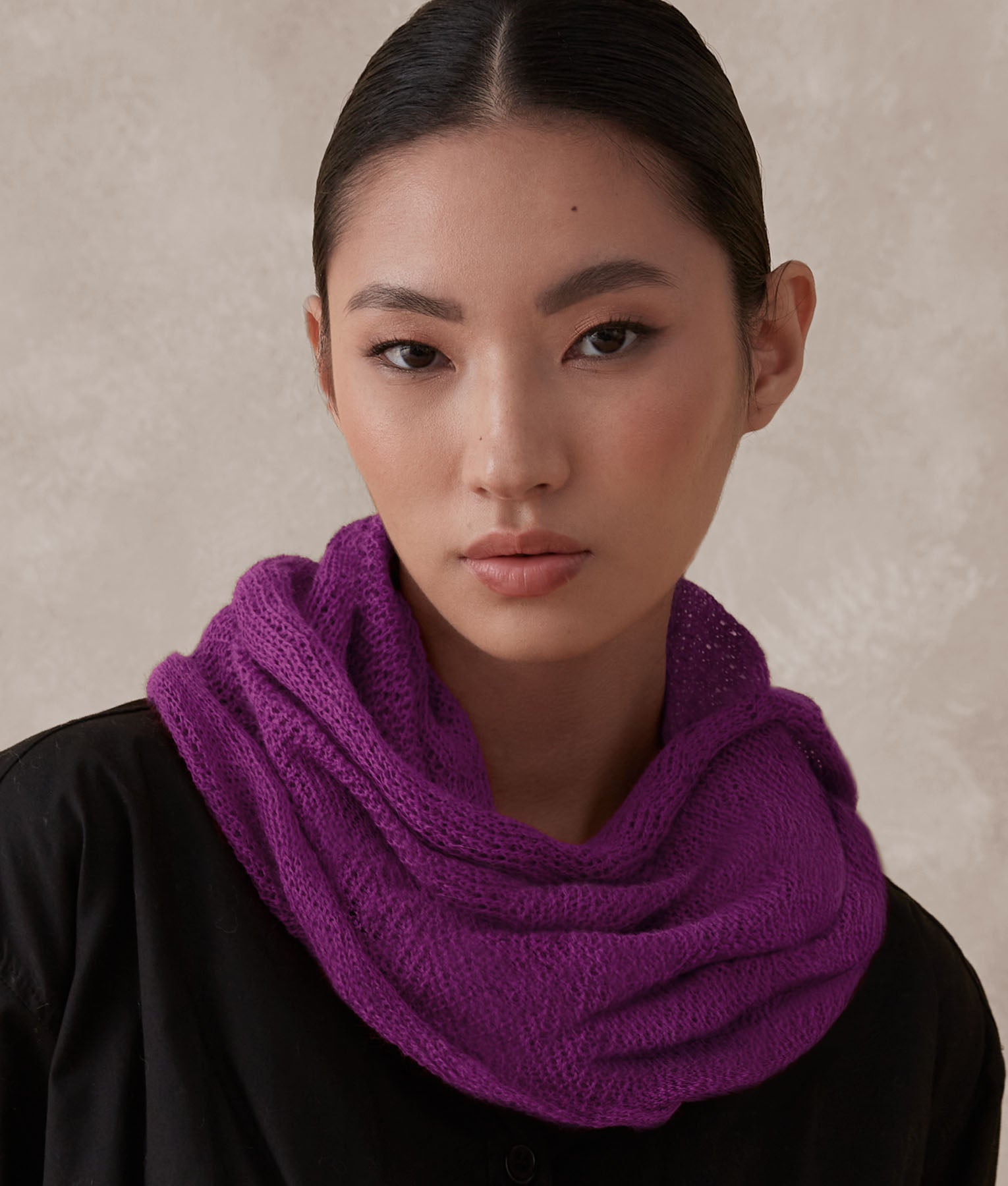 Hyacinth Violet Infinity Scarf